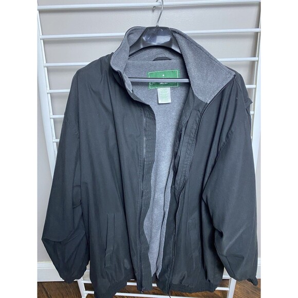 Outer Banks Mens Navigator Crew Jacket Zip Up Black Sailing Yacht Coat Size XXL - Picture 1 of 10